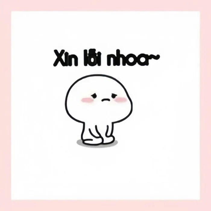99+ ảnh meme xin lỗi người yêu cute, đáng yêu, hài hước