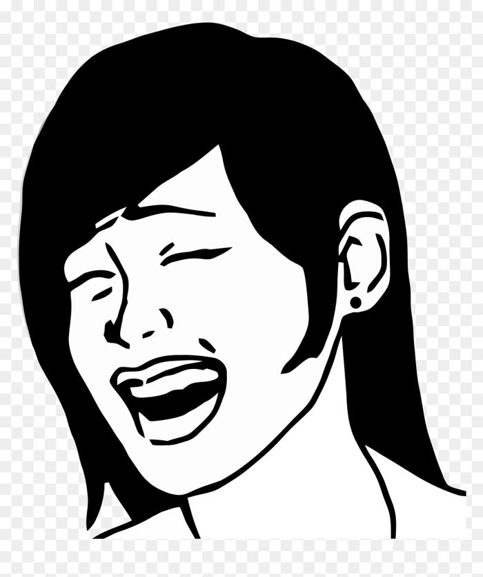 Transparent Funny Faces Png - Yao Ming Girl Meme, Png Download - vhv
