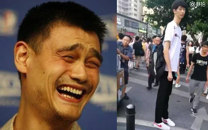 Chàng trai gây chú ý với chiều cao hơn 2m không kém 
