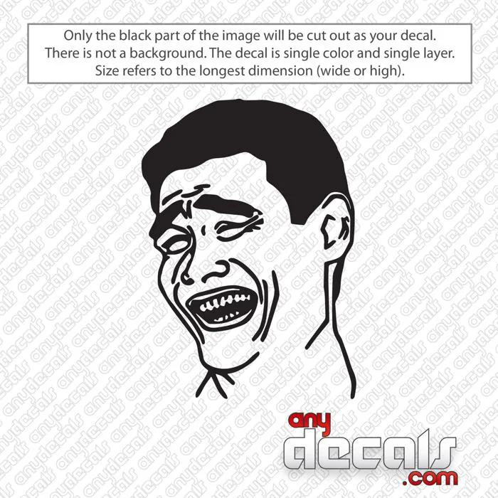 Yao Ming Meme Decal Sticker - AnyDecals.com