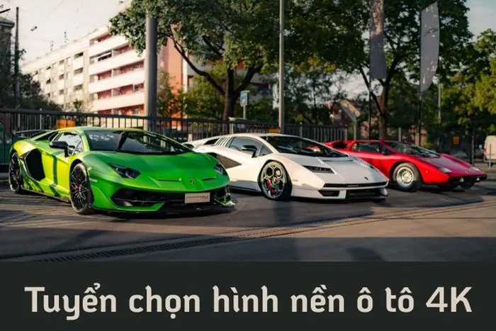 Kho hình nền ô tô 4K cực sắc nét và đậm chất chơi cho máy tính