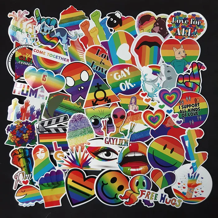Bộ Sticker dán cao cấp chủ đề CẦU VỒNG LGBT - Dùng dán Xe, dán mũ bảo hiểm,  dán Laptop... | Lazada Việt Nam