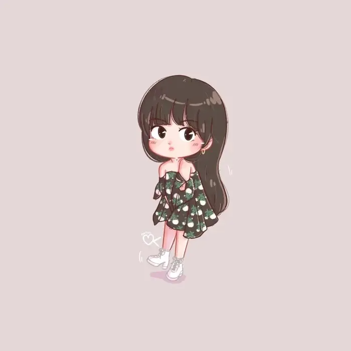 Bộ ảnh Lisa chibi dễ thương với phong cách đầy cuốn hút