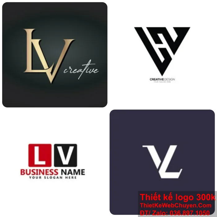 Logo LV, GIÁ RẺ 300K 500K ĐẸP CHUYÊN NGHIỆP