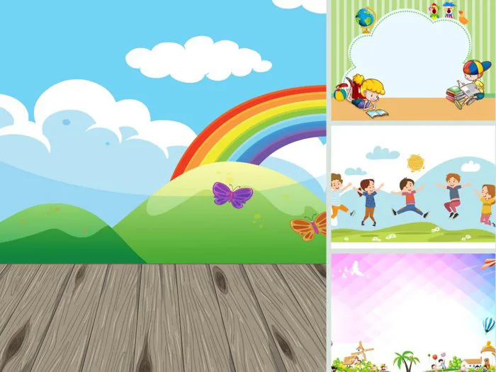 Tải mẫu hình nền mầm non vector, file AI, EPS, SVG, PNG, PSD miễn phí
