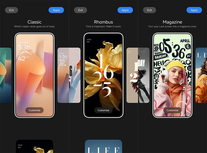Thao tác thay đổi màn hình khóa liên tục trên Xiaomi cực đơn giản