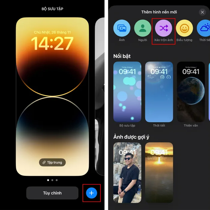 Cách cài album ảnh làm màn hình khóa iPhone vô cùng đẹp, bạn nên xem
