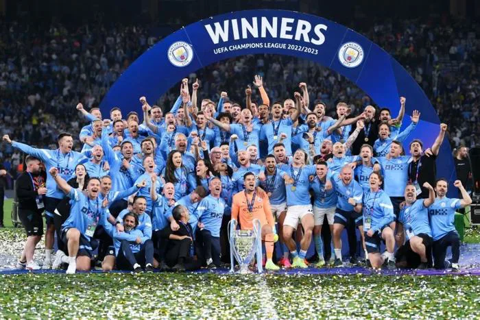 Chùm ảnh: Man City đăng quang ngôi vô địch Champions League