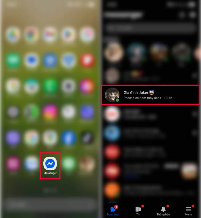 Cách đổi nền Messenger thành ảnh trên điện thoại cực dễ
