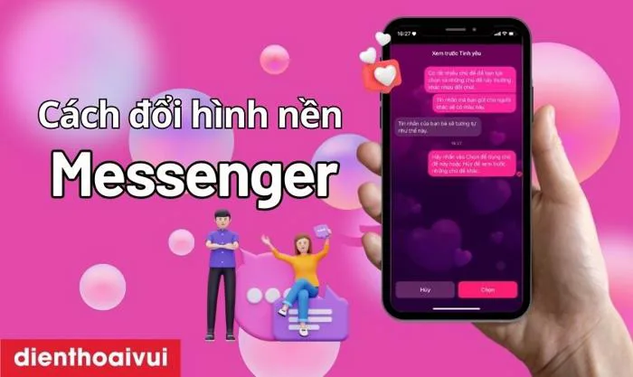 3 cách thay đổi ảnh nền Messenger trên iPhone, Android và PC