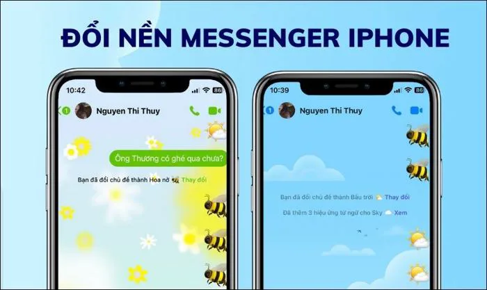 Thay đổi hình nền messenger trên iPhone nhanh chóng đơn giản