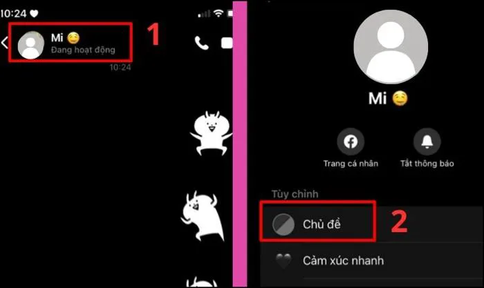 3 cách thay đổi ảnh nền Messenger trên iPhone, Android và PC