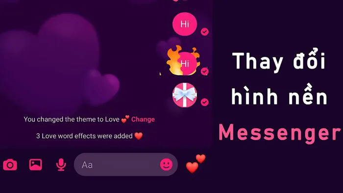 5 Cách thay đổi hình nền Messenger trên điện thoại, máy tính