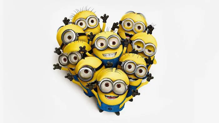 Hình nền Minions đầy sắc màu và vui nhộn
