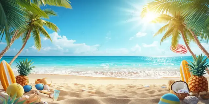Hình nền Nền Bãi Biển Mùa Hè, Bãi Biển, Hoàng Hôn, Mùa Hè Background Vector  để tải xuống miễn phí - Pngtree