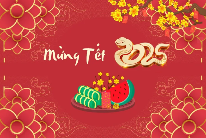 101+ Mẫu Background, Backdrop Tết , Năm Mới Đẹp Nhất 2025
