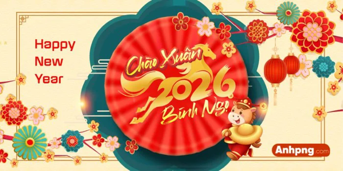 Hình nền năm mới Bính Ngọ 2026 làm mẫu thiệp chúc Tết đẹp - Anhpng.com -  Kho Tài Nguyên Thiết Kế: Ảnh Png, Vector, Corel, Ai, Psd