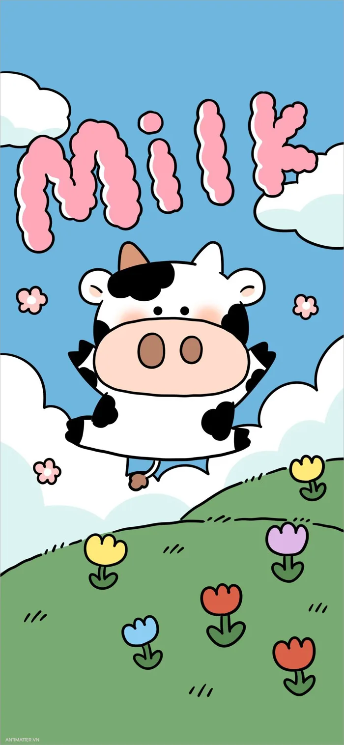 999+ Hình Nền Bò Sữa Cute, Ngộ Nghĩnh, Đáng Yêu Siêu Cấp