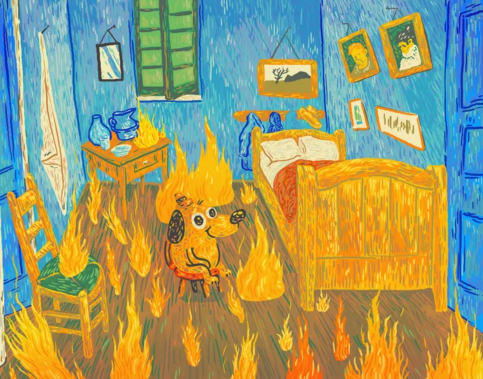 This is Fine - Memes Art show (2) | Images :: Behance