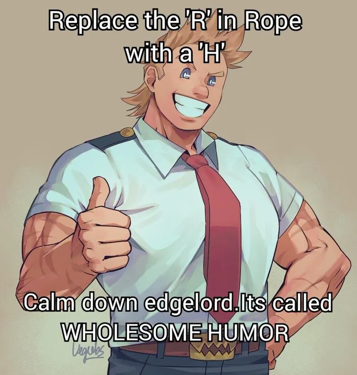 Wholesome Mirio | Calm Down Edgelord, It's Called Wholesome Humor | Know  Your Meme