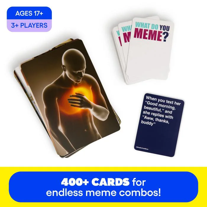What Do You Meme?® Ultimate Adult Party Card Game for Meme-Lovers –  Relatable