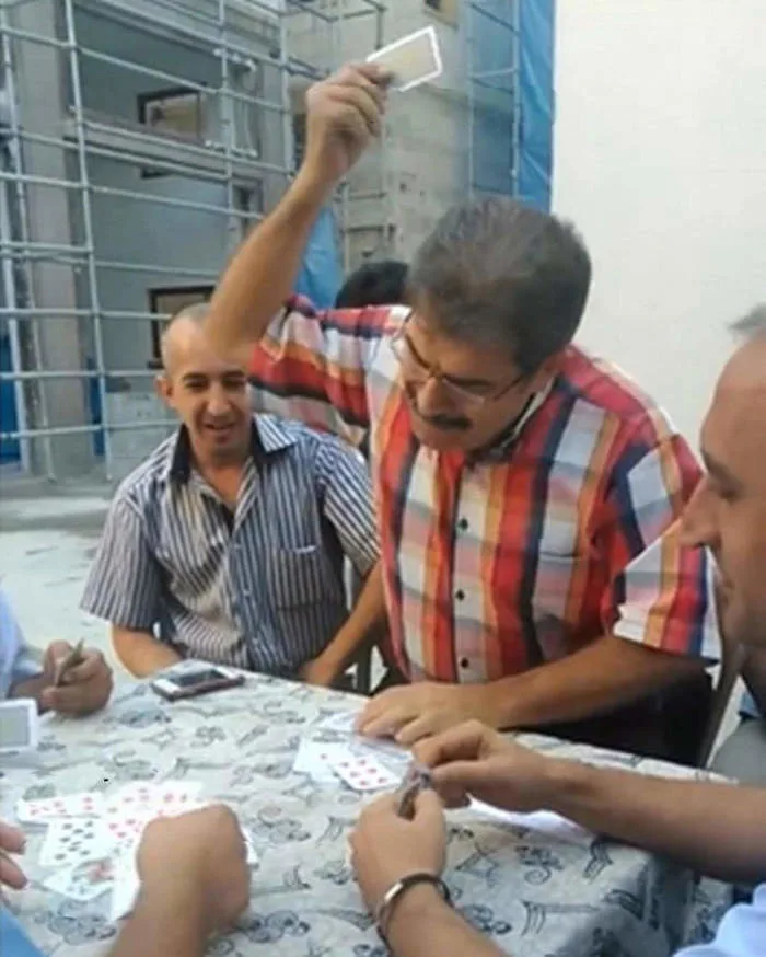 angry turkish man playing cards meme Meme Generator