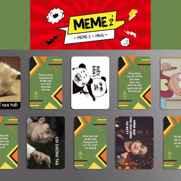 MEME 2 - 50 lá ver Nhá Nhà sách Hồng Bách MEME 2 - 50 lá ver Nhá Nhà sách Hồng Bách
