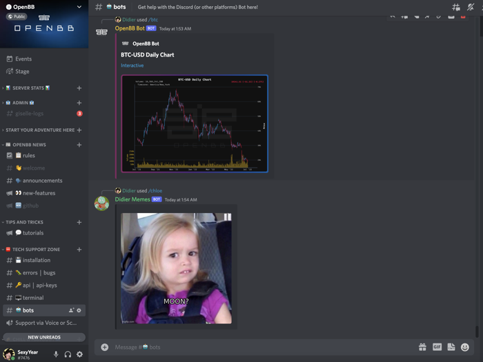 GitHub - DidierRLopes/discord-memes: Discord bot that allows to send memes  with text populated · GitHub