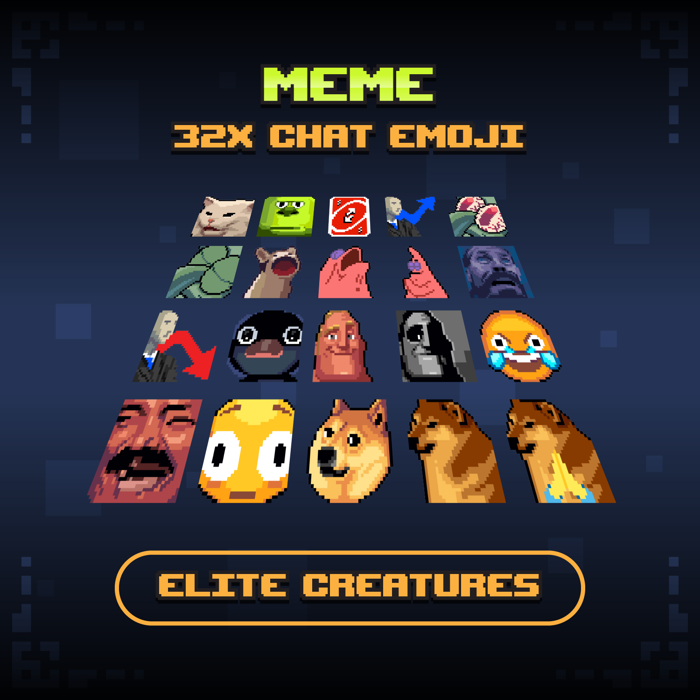 32x, 16x, Minecraft, Discord & Streamer Meme Emojis Volume 2 - MCModels  | MCModels