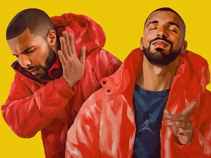 Drake Meme Double Drakeposting Art Art Print by Lootprint – Fy!