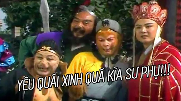 Meme ⚡ Yêu quái xinh quá kìa sư phụ - 4 thầy trò Đường Tăng