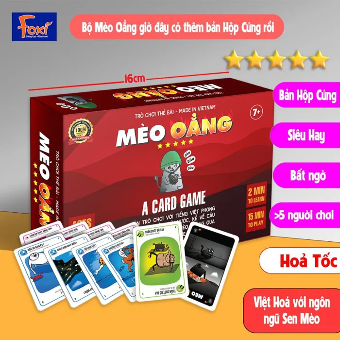 Board game-Bộ Bài Party Meme Squad Meme Foxi Mêm-trò chơi đội nhóm siêu vui  hài hước