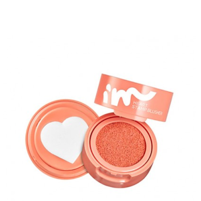 Má Hồng Dạng Cushion I'M Meme I''''M Heart Stamp Blusher (#002 Crush On  Coral)