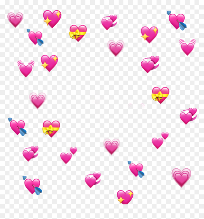 Heart Emoji Meme Png, Transparent Png - vhv