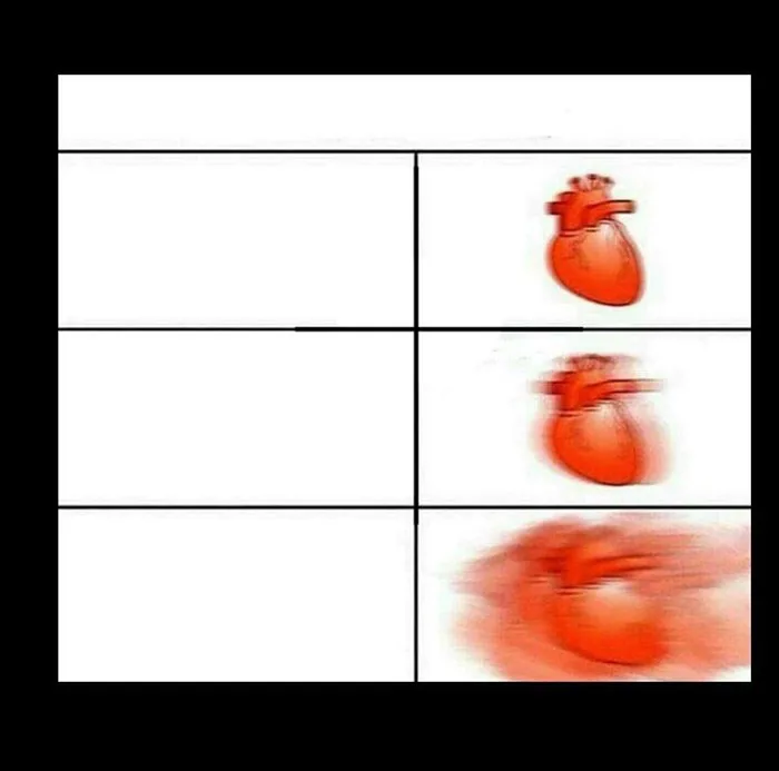 heart beating faster Meme Generator