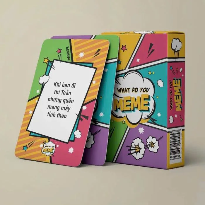 Bộ bài The Kas Meme học đường 50 lá