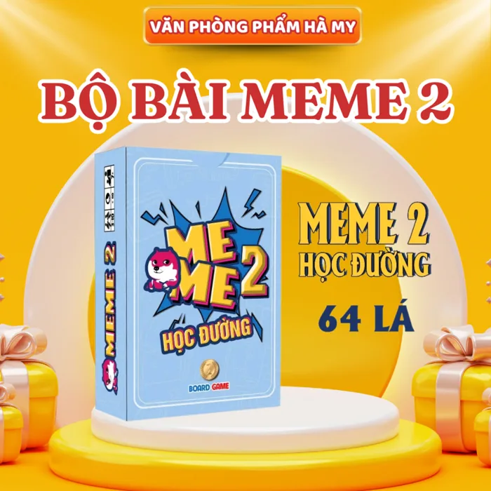 Bộ Bài Meme 2 Học Đường 64 Lá Vui nhộn khi chơi cùng bạn bè | Lazada Việt  Nam