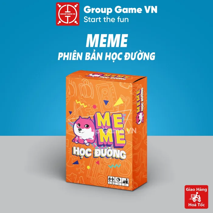 Bộ bài MEME Học Đường 78 Lá giấy cứng hộp tiện lợi, Boardgame giải trí vui  nhộn cho nhóm bạn | Shopee Việt Nam