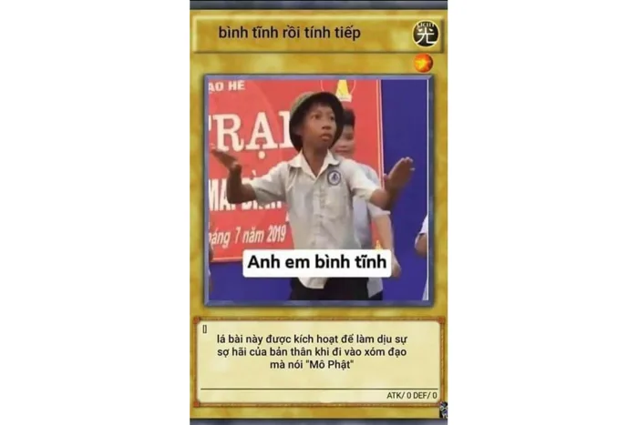 Bộ sưu tập lá bài meme vui nhộn, xéo sắc bạn không thể bỏ qua