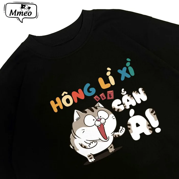 Áo Thun Tết Hông Lì Xì V2 Câu Nói Meme Hài Form Rộng Nam Nữ 100_ Cotton In  Theo Yêu Cầu | Shopee Việt Nam