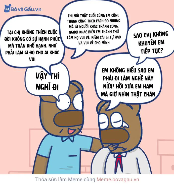 Em có thích cuộc sống bị bấm nút điều khiển chỉ để làm người khác vui?