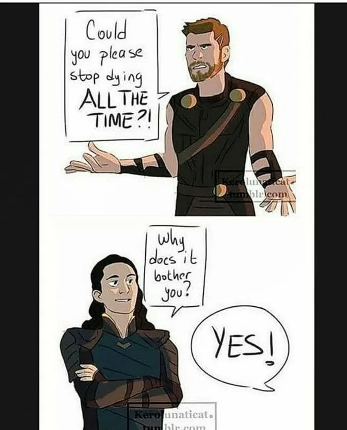 𝐑𝐄𝐈𝐆𝐍, spam. - meme~ loki x Thor - Wattpad