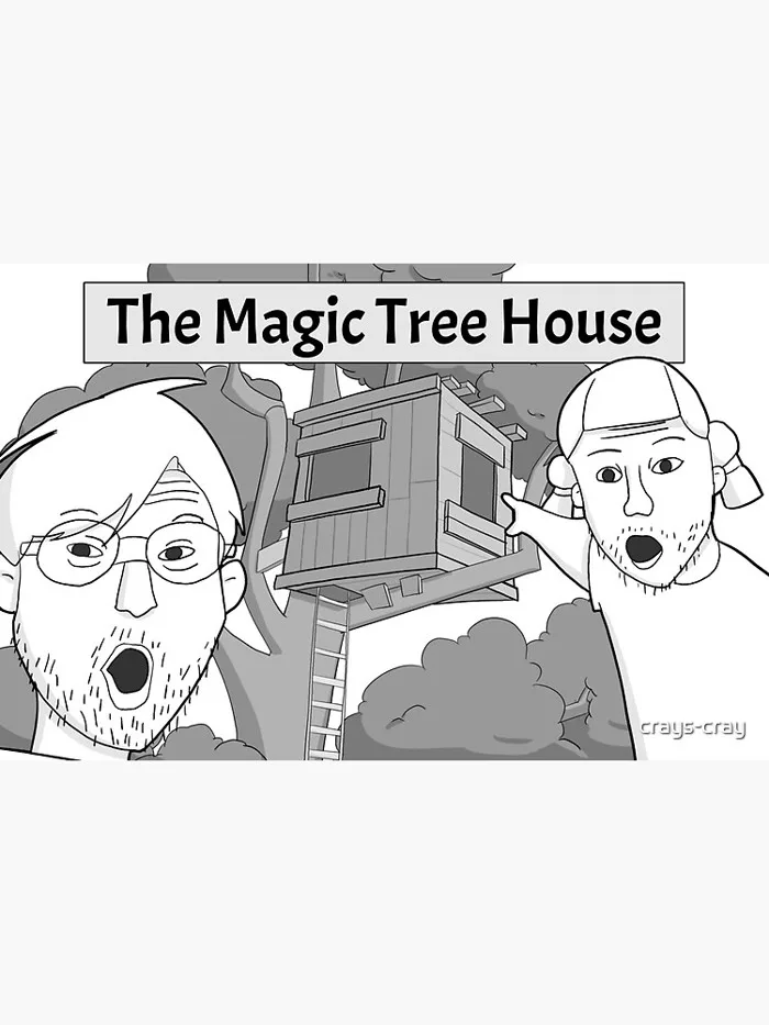 The Magic Tree House - Pointing Soyjak Meme