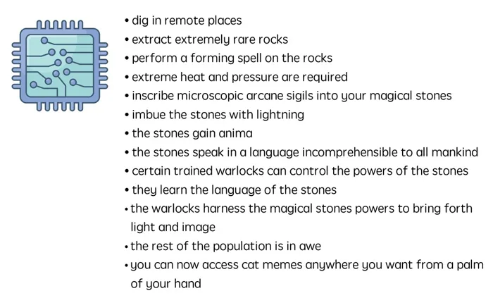Magic Thinking Silicon Rocks · ProgrammerHumor.io