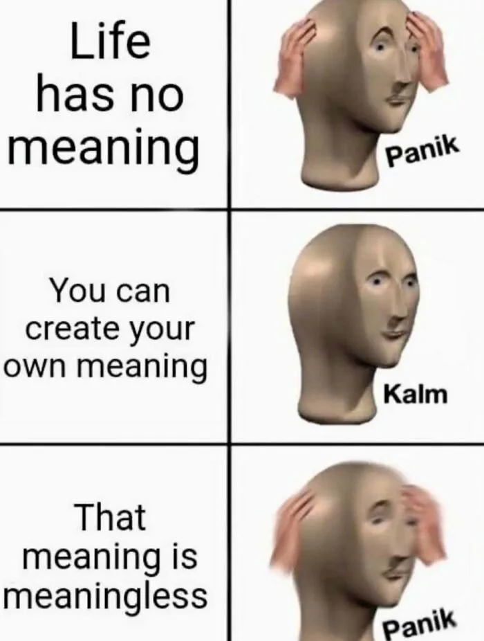 Life Has No Meaning”: 89 Deep And Funny Memes That Might Either Cure Your  Existential Crisis Or Make It Worse | Bored Panda