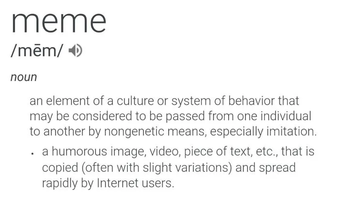 meme definition Blank Template - Imgflip