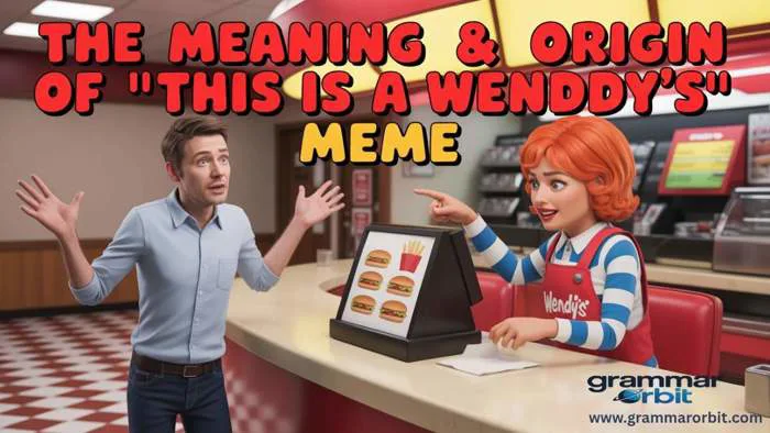 The Meaning & Origin of the “Sir This Is a Wendy's” Meme - Grammar Orbit