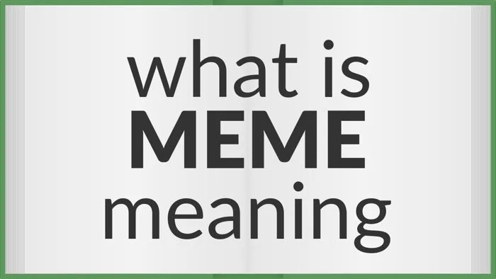 Meme | meaning of Meme - YouTube