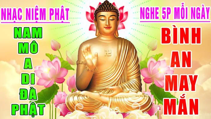 Nhạc Niệm Phật - Nam Mô A Di Đà Phật -NGHE 5P MỖI NGÀY - May Mắn Bình An -  Phước Đức Vô Lượng