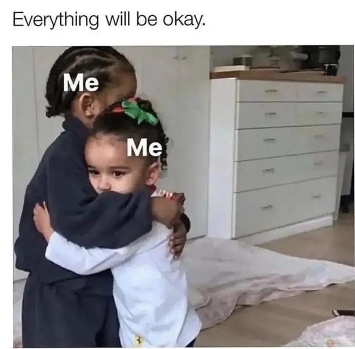 Meme ôm nhau an ủi, ảnh chế cute khiến bạn muốn ôm ngay